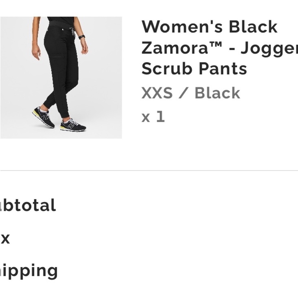 XXS Zamora Jogger in Black